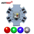 5 шт.лот Cree XLamp XM-L XML RGBW RGB белый или RGB теплый белый цвет 12 Вт светодиодный излучатель высокой мощности 4-чип 20 мм Звездная печатная плата