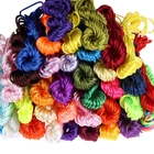 20 млот 2,5 мм Прочный Плетеный браслет Шелковый макраме шнур веревка Сделай Сам китайский узел для ювелирных изделий браслет фурнитура нить провода