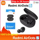 Оригинальные наушники Xiaomi Redmi Airdots S, беспроводные наушники Mi TWS, Bluetooth, управление ии, игровая гарнитура с микрофоном и шумоподавлением