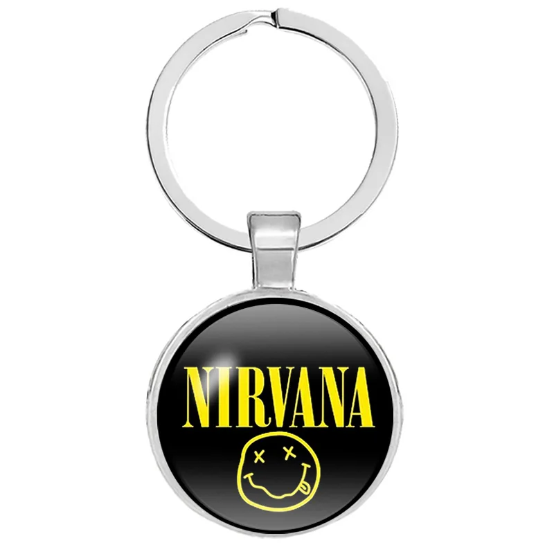 Rock Band Smile Nirvana Bracelets Glass Cabochon Pendant Bangles Jewelry Wholesale Music Fans Gifts | Украшения и аксессуары