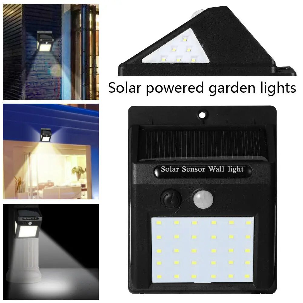 Фонарь уличный на солнечной батарее с датчиком движения 40 светодиодный |
