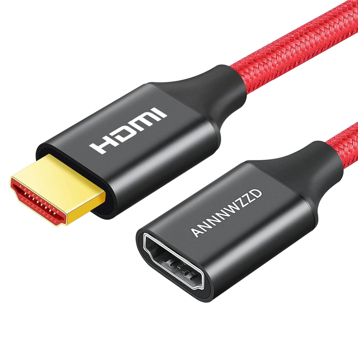 Фото Удлинительный кабель HDMI штекер-гнездо 4K 60 Гц 2 0 для HDTV Nintendo Switch PS4/3 проектора