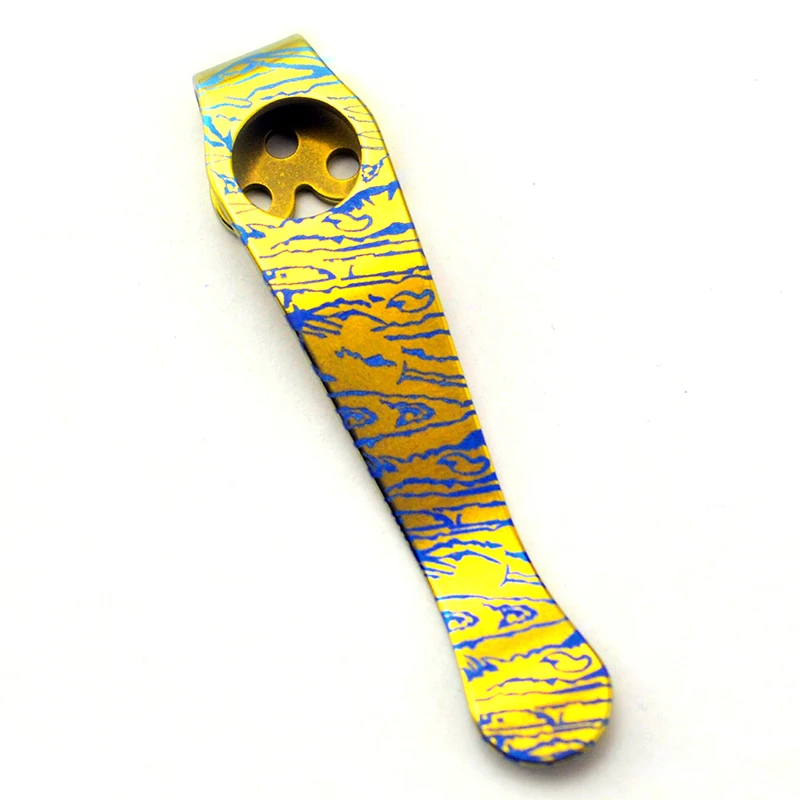 Практичный Складной Нож карманный зажим титановый сплав нож задние зажимы для