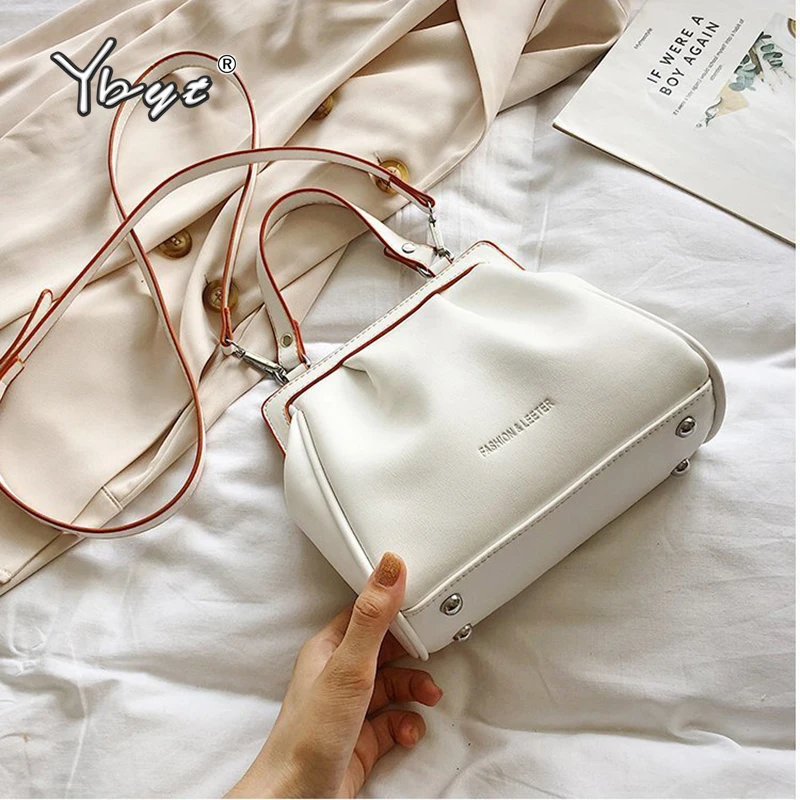 

YBYT fashion crossbody bags for women 2020 new luxury handbags women bags designer high quality PU leather shoulder tote bag