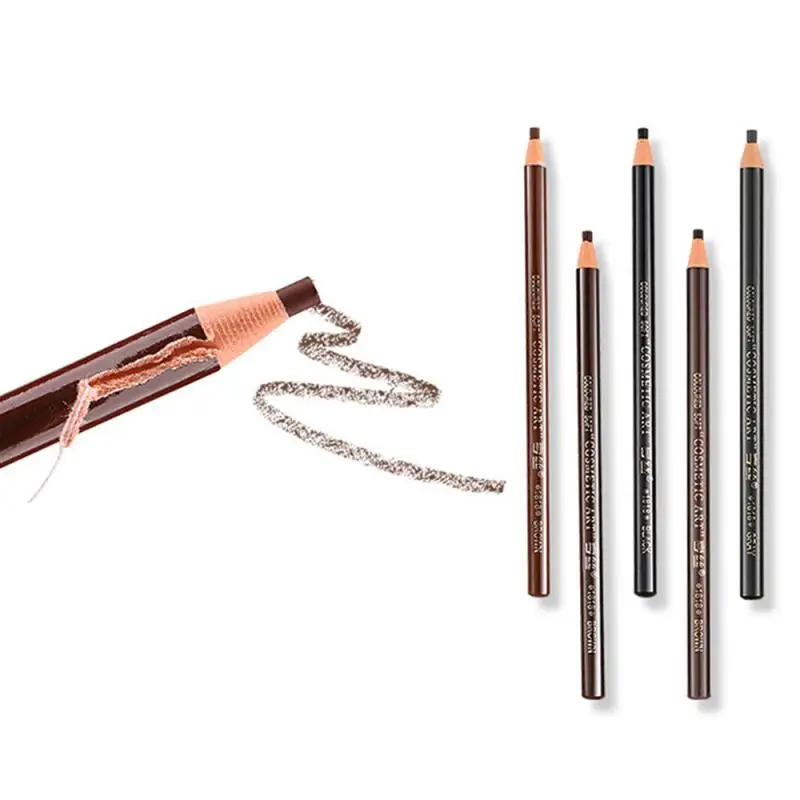 

1PC Eyebrow Pen Waterproof Long Lasting Eyebrow Pencil Natural Fine Sketch Brow Soft Eyebrow Eye Makeup Tool TSLM1