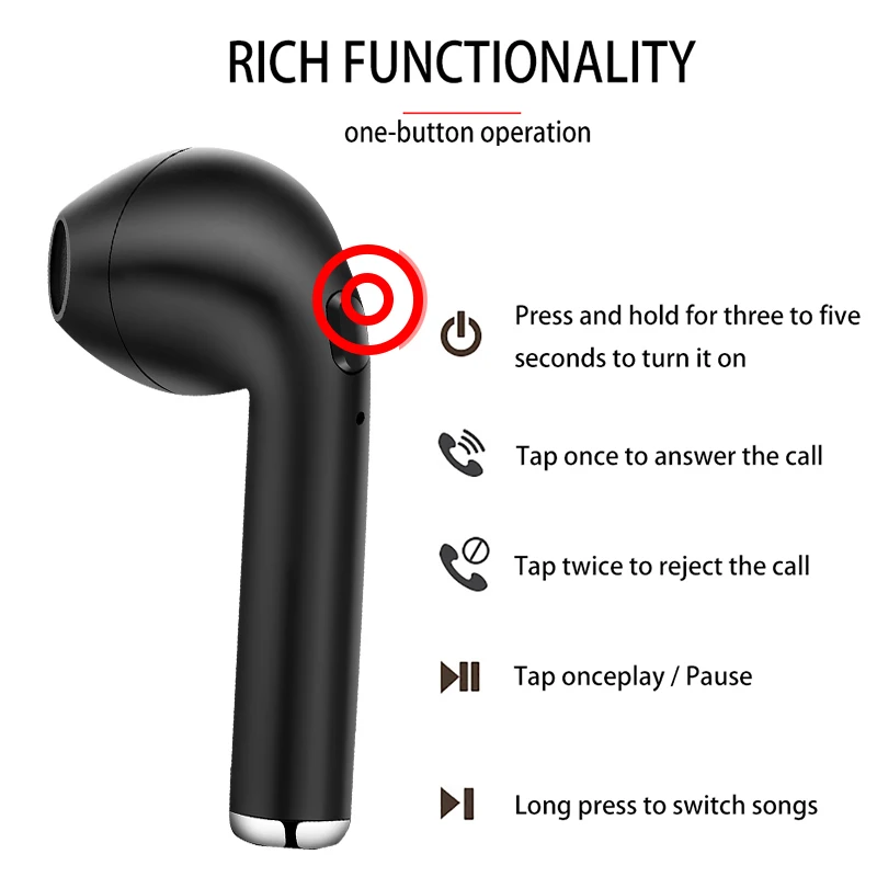 LIGE новые TWS Bluetooth 5 0 наушники спортивные стерео бас беспроводная гарнитура с