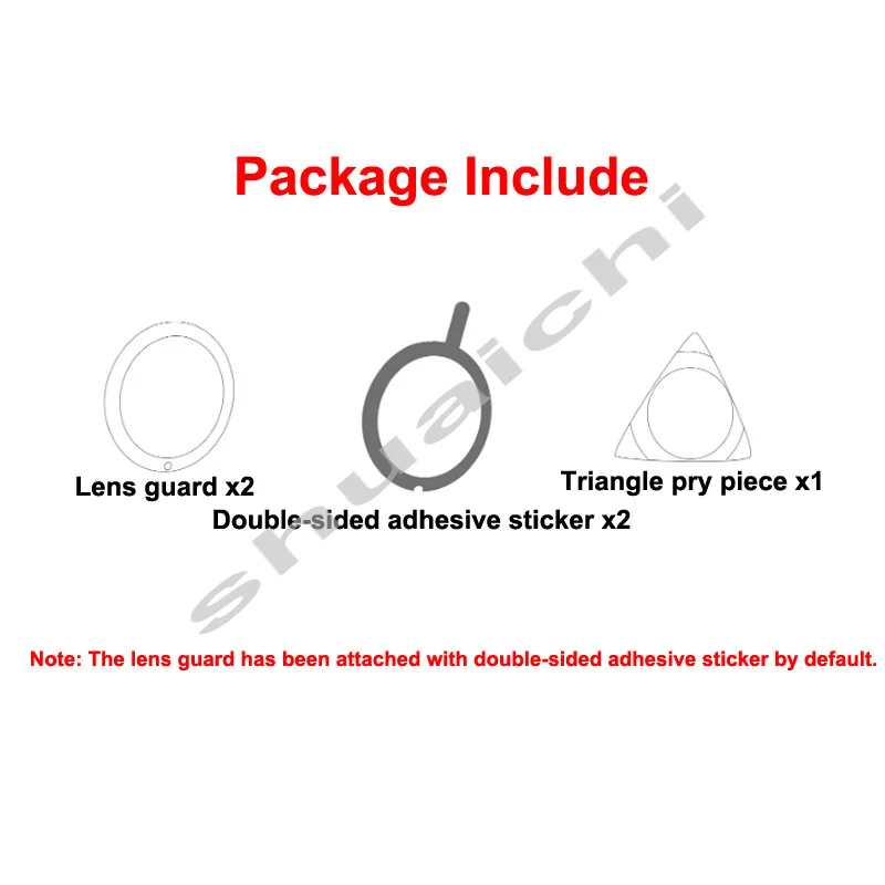 

1set Insta 360 One X2 Camera Lens Guard Sticky Protector Cover Kits Dia 33.5mm with Adhesive for RC Drone Protective Accessories
