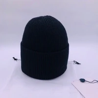 new women men wool hats unisex fall winter beanie sports cap thermal outdoors one size striped solid knit warmer adult hat