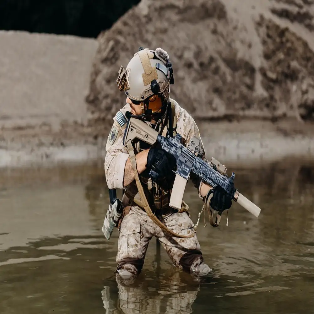 TAC-SKY COMTAC Tactical Helmet FAST ARC Track Bracket COMTAC III Pickup Noise Reduction Tactical MultiCam Camouflage Headset