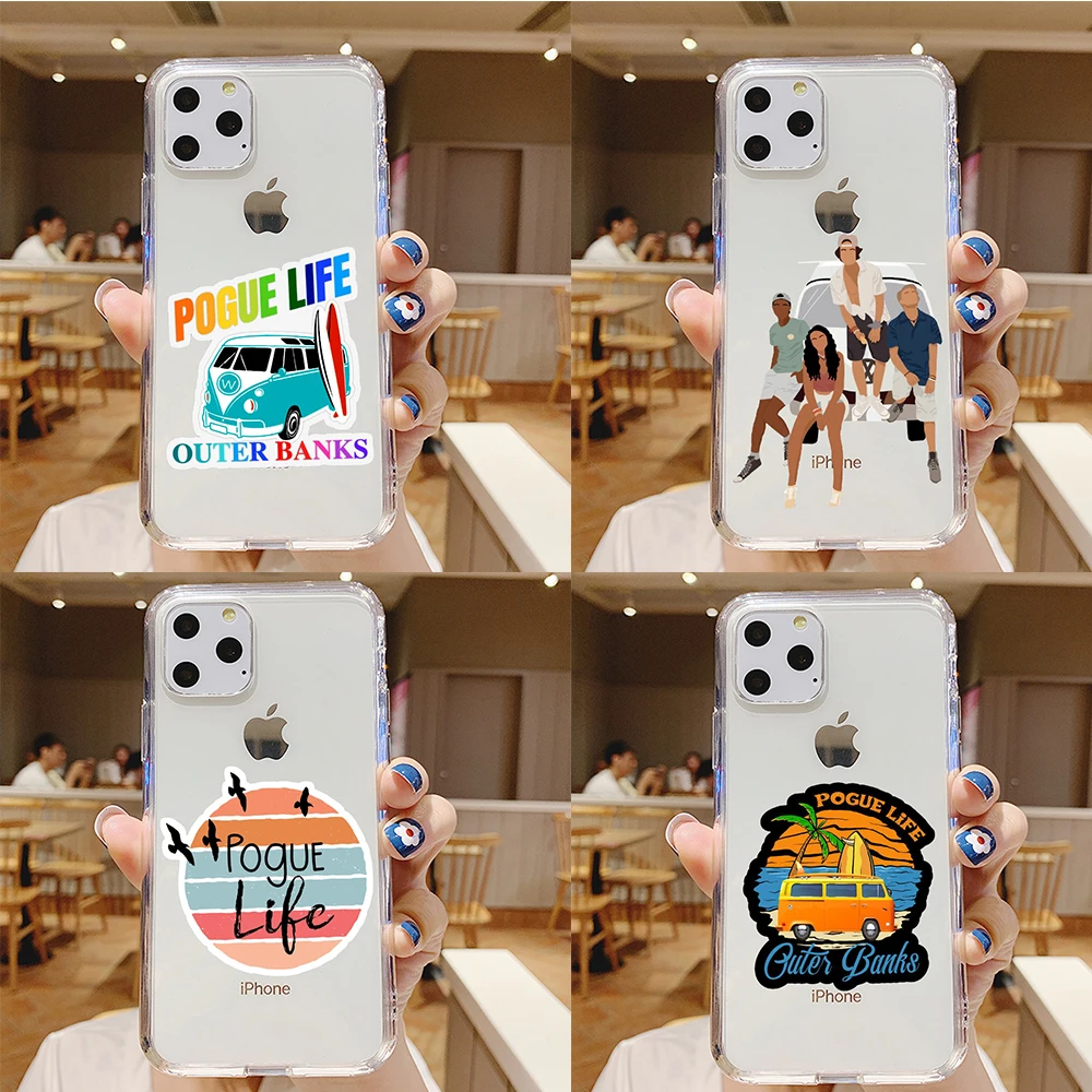 

New Pogue Life Outer Banks - Livin' OBX Phone Case for IPhone 12 Mini 5 6 6S 7 8 SE Plus X XS XR 11 12 13 Pro Max Coque Funda