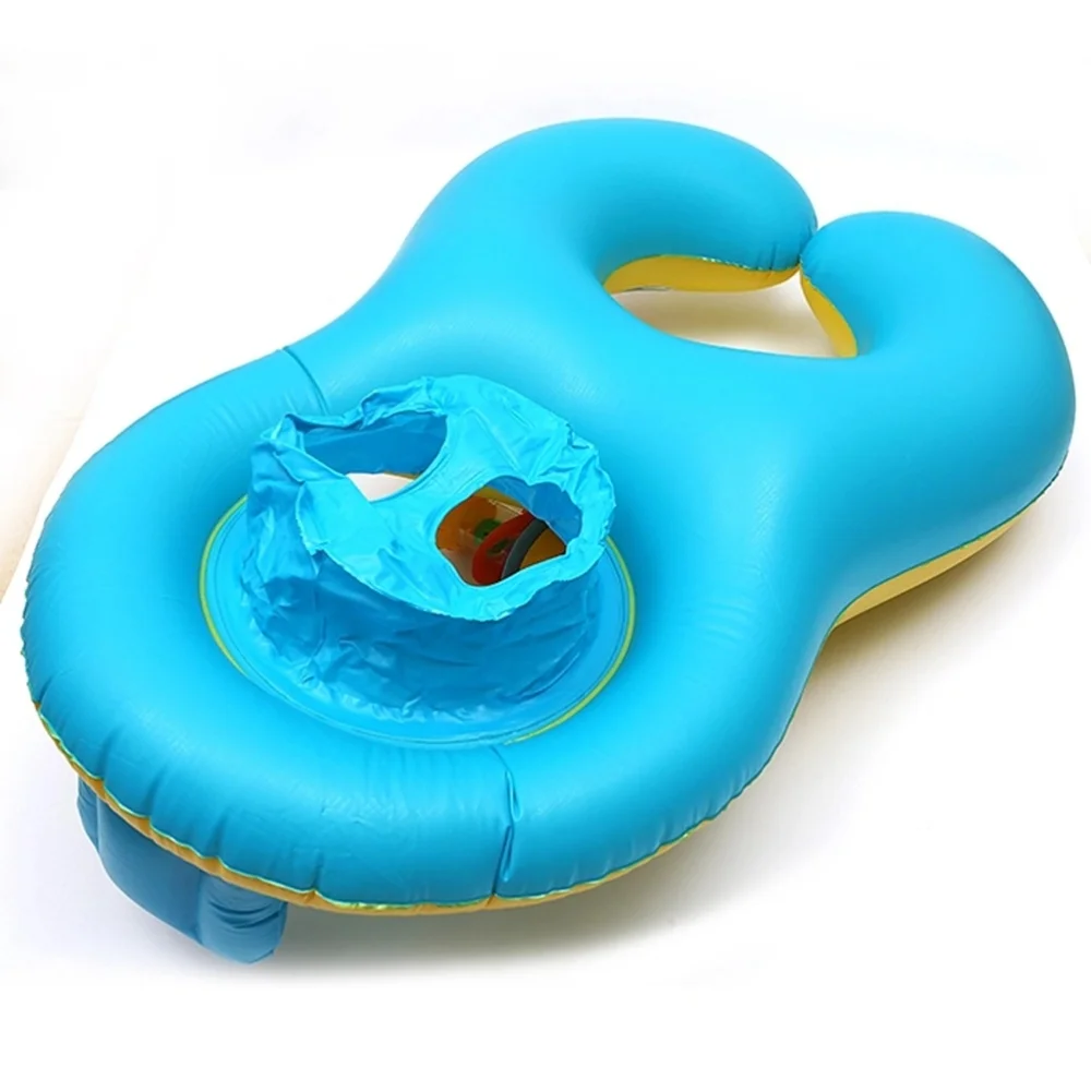 

Baby Swimming Pool Floating Inflatable Swimming Pool Swimming Ring Children Chair Seat Floating Parent and Baby Cartoon Pattern(