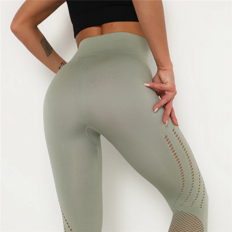 

2020 New Women Pants Fitness Leggings Push UP High Waist Legging Women Sexy Breathable Feamle Workout Leggins Mujer