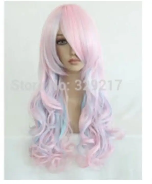 Длинный кудрявый женский парик для косплея vv ++++ dd смешанных цветов вечерние