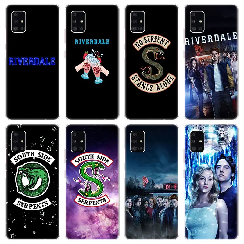 Мягкий чехол Riverdale South Side Serpents для Samsung Galaxy A12 A02 A03S A21S A22 A32 A52 A72 A82 S21 Plus FE Ultra M32 M12 |