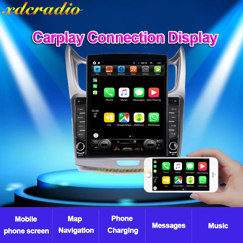 Xdcradio 10.4&quot Tesla Style Vertical Screen Android 10.0 For Chevrolet Spark Car Radio Automotivo Multimedia Auto GPS Navigation |