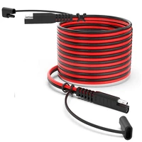15feet sae to sae extension cable quick connect disconnect sae power connector cable wire harness 14awg with dust cap