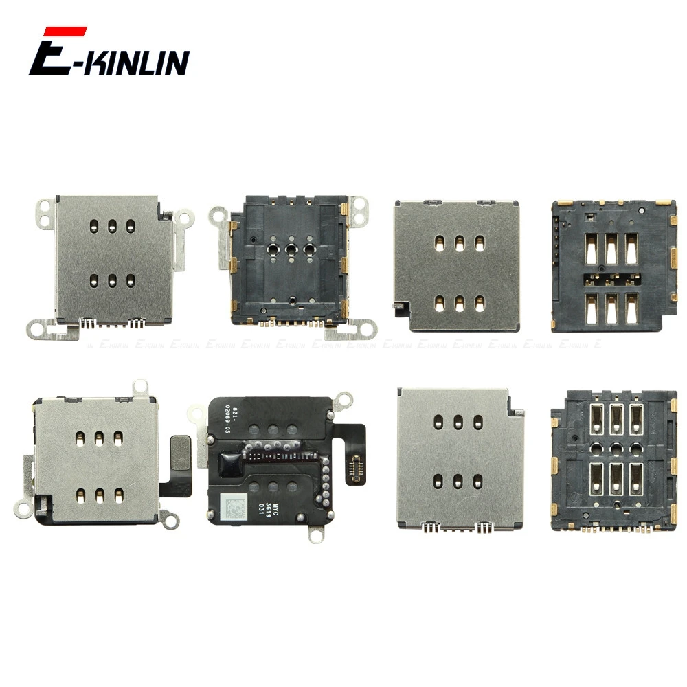

Sim Card Reader Holder Slot Tray Socket For iPhone X XR XS 11 Pro Max Sim Reader Flex Cable