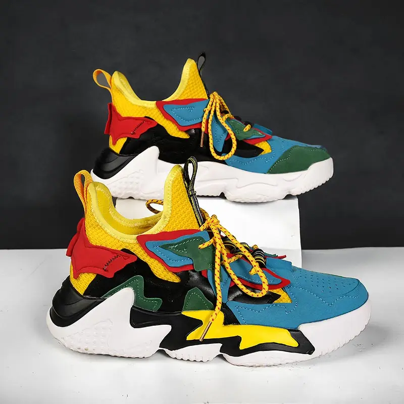 

Роскошная брендовая мужская спортивная обувь, большие кроссовки, мужская спортивная обувь для бега, мужская спортивная обувь для бега, разм...