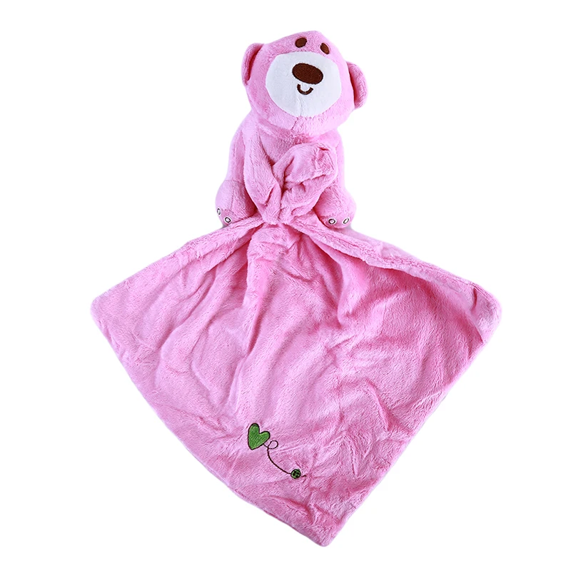 

Creative New Baby Kids Comforter Washable Blanket Teddy Bear Soft Smooth Toy Stuffed Bear Baby Soothing Towel Doll New