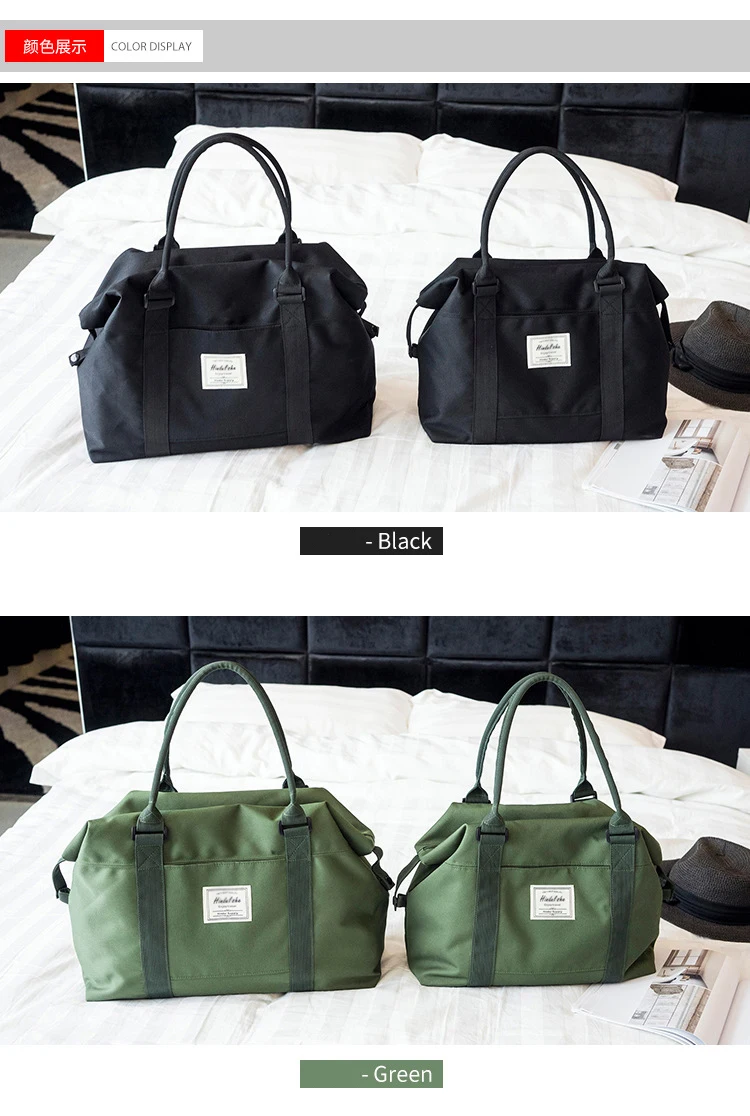 Дорожная сумка из ткани Оксфорд большой ручной чемодан для мужчин и женщин