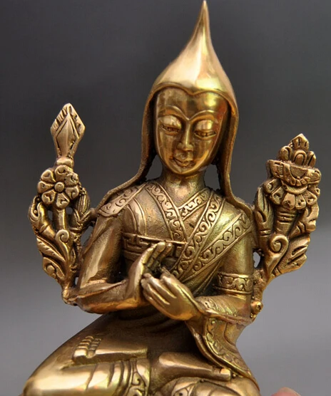 --- 504 +++ тибетская народная буддистская Классическая медная статуя мастера