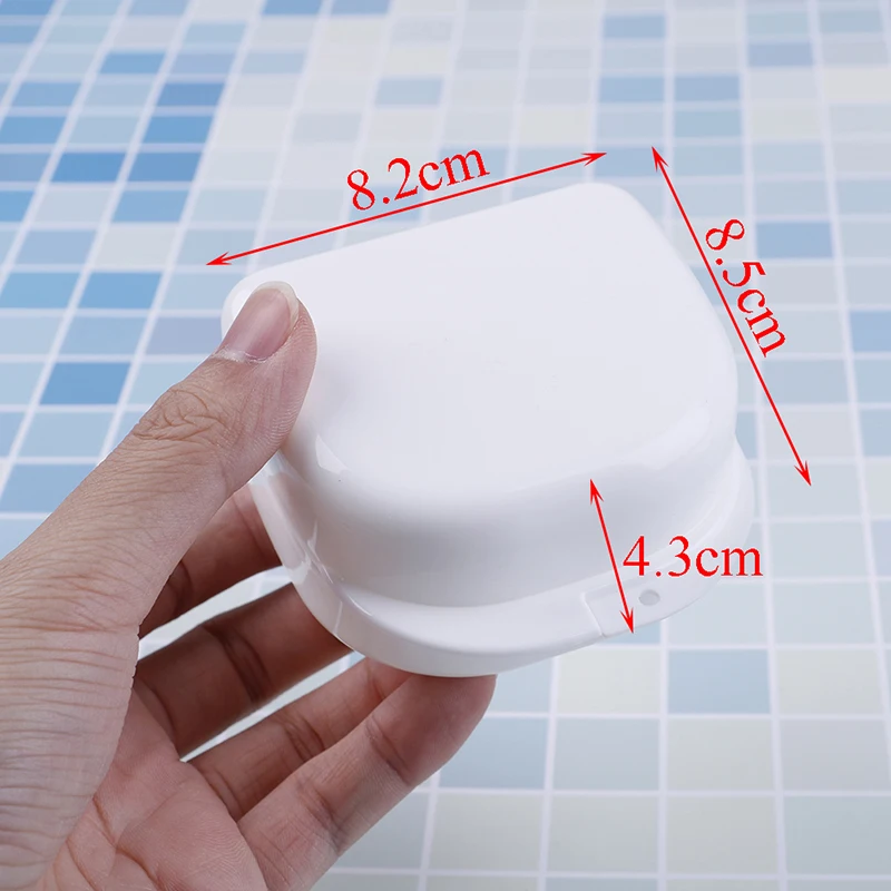 

Colorful Dental Retainer Braces Mouthguard Night Grinding Guard Denture Storage Case Container Box High Quality