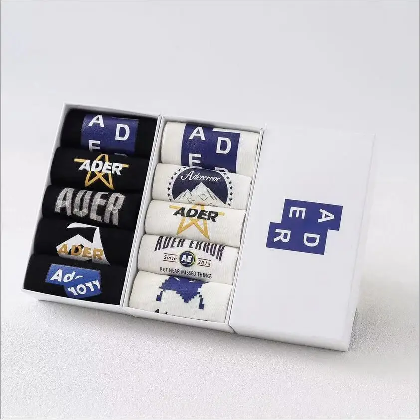 Носки Adererror для мужчин и женщин 5 пар 2021 | Мужская одежда