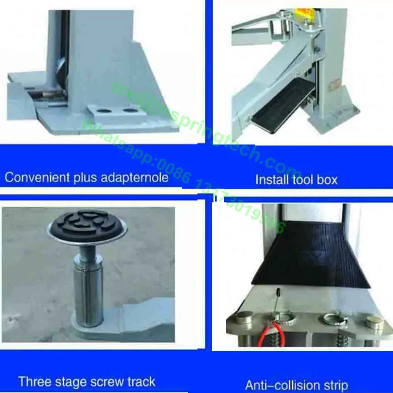 Напольная плита 9000 фунтов двухстоечный автомобильный подъемник гидравлическая