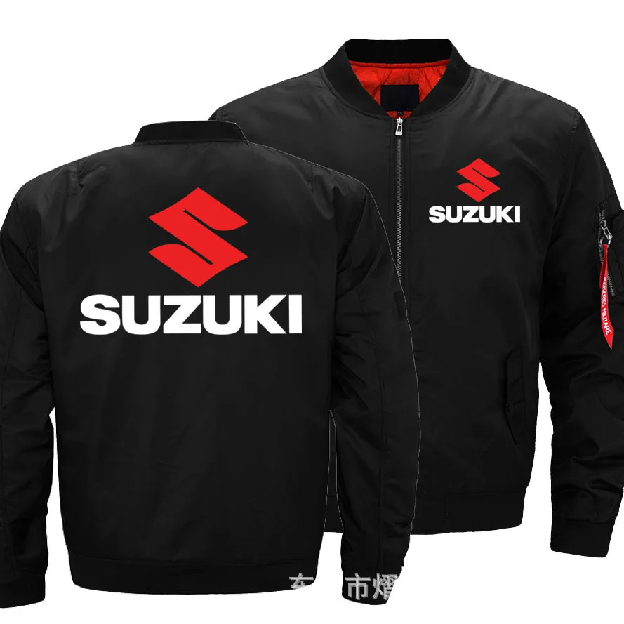 2019 Осенняя мужская бомбер летная куртка пилот для suzuki Flight ВВС Мужская армейская