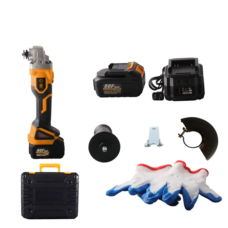 

Cordless Angle Grinder 20V Lithium-Ion Grinding Machine Cutting Electric Angle Grinder Grinding Brushless Power Tool