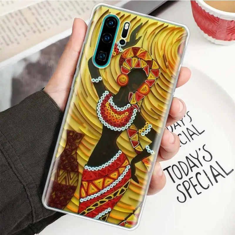 Чехол для телефона South Africa Woman Map для Huawei Honor 10 9 20 Lite Y5 Y6 Y7 Y9 P Smart Z 2019 8A Pro 8X 8S 7A 7X 9X Coque on.