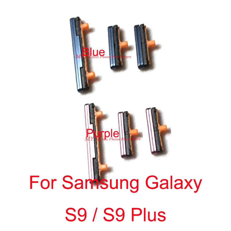 

1 комплект для Samsung Galaxy S9 / S9 Plus S9 + S9plus G960 G965 кнопка регулировки громкости Боковая кнопка включения/выключения питания боковые кнопки Запчасти