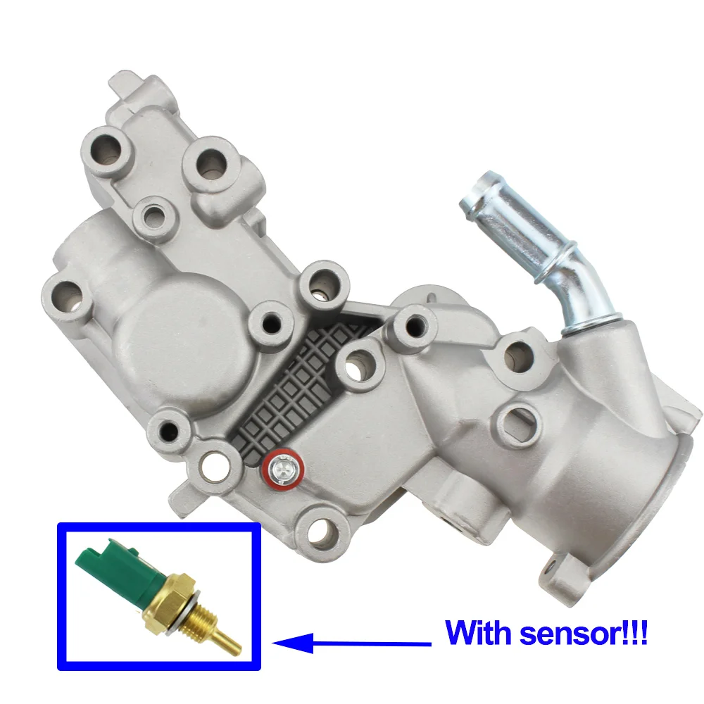 

Корпус термостата, выпускное отверстие охлаждающей жидкости, фланец с водяной горловиной, подходит для Citroen BX C15 C3 Peugeot 1007 205 206 207 1336.Y8 9654775080 1336Y8