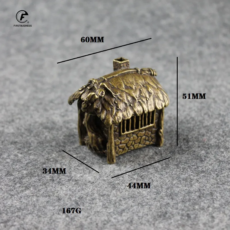 Антикварные медные классические дома в китайском стиле благовония горелки