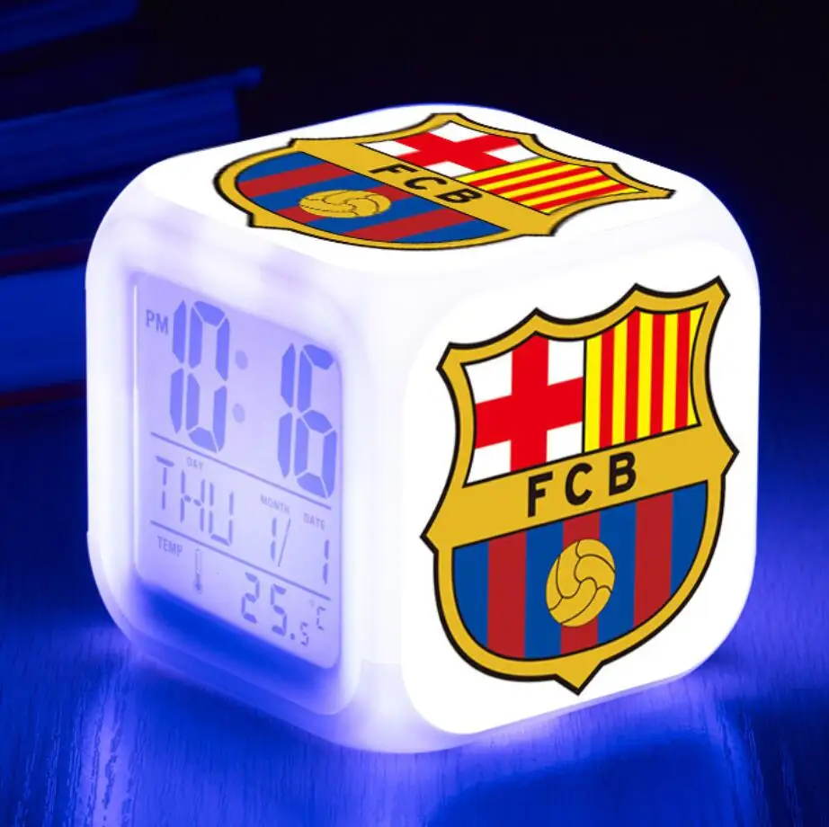 Цифровые часы 7 цветов светодиодный светодиодные с будильником детский подарок