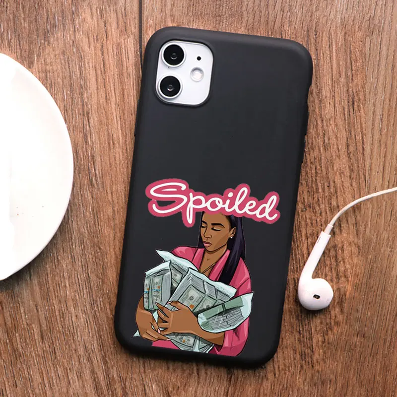 Забавный чехол PUNQZY для телефона с куклой каси iPhone 12 Pro MAX 11 SE 7 6s 8 Plus X XR XS матовый