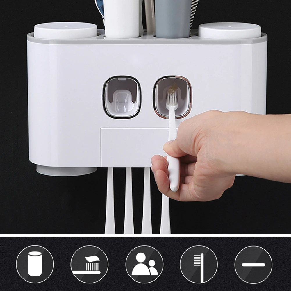 Для ванной комнаты автоматическая Дозатор зубной пасты соковыжималка Наклейка