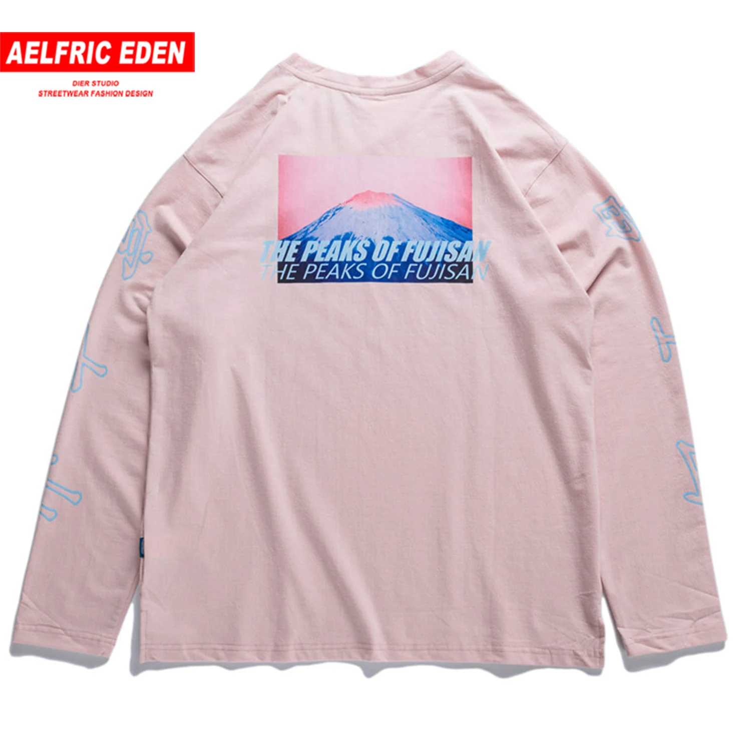 Aelfric Eden Повседневная мужская футболка с Горным принтом хип хоп 2019 уличная одежда