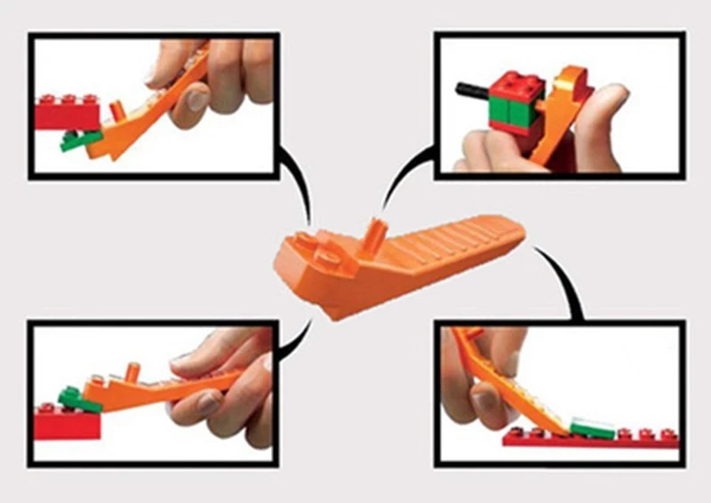 

2Pcs Disassembly Device Tool Block Building Accessories Blocks Separator Compatible with Duploed Brick Parts Tools