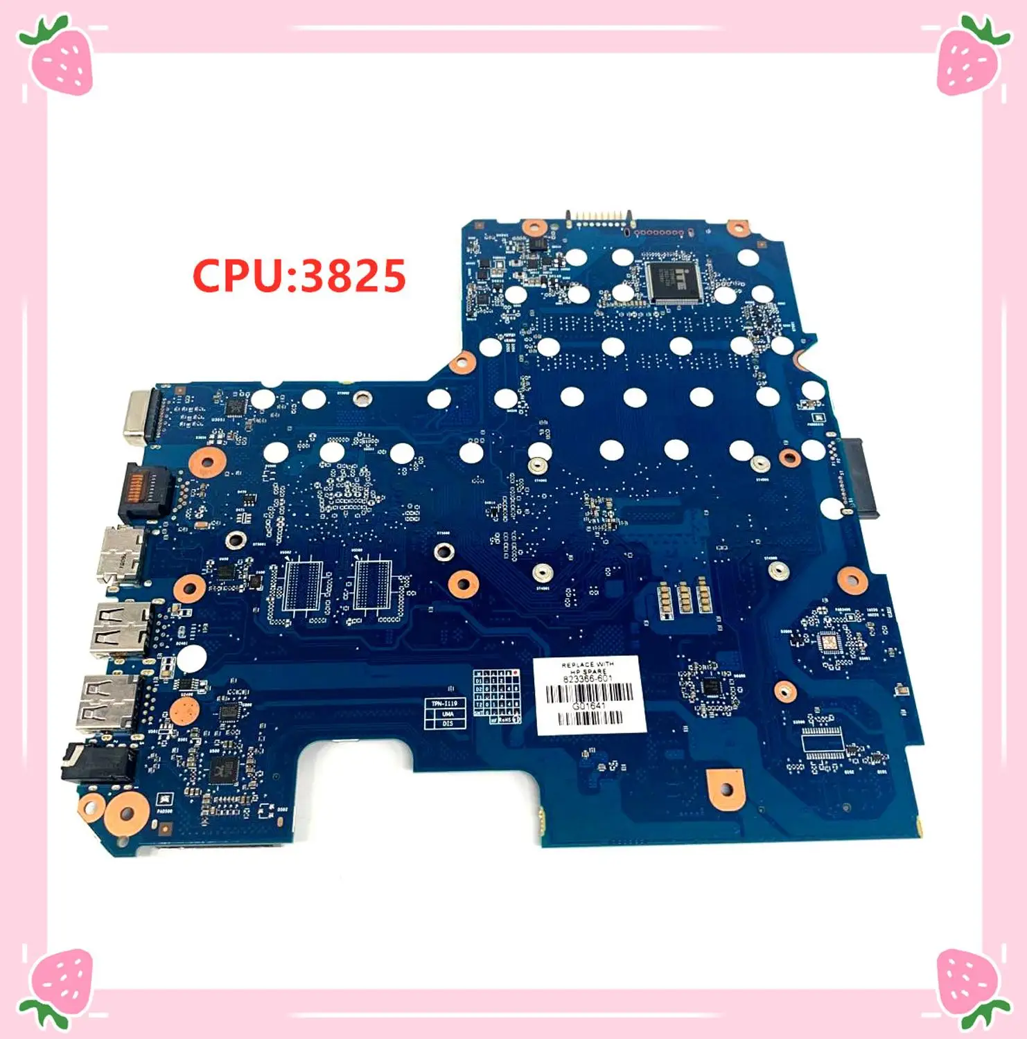 

FOR HP 14-AC Laptop Motherboard with for free 3825U 823366-001 823366-501 823366-601 and VGA 100% fully tested