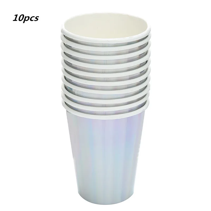 10pcs cup 20 шт./лот, горячая Распродажа, золотое, синее бумажное полотенце, салфетка для мальчиков и девочек, вечерние салфетки, украшение для салфеток, 33*33 см - Цвет: 10pcs cup