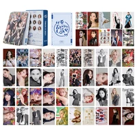 54pcsset 2021 twice lomo cards new album eyes wide open fashion photo postcard kawaii fans collection stationery gift