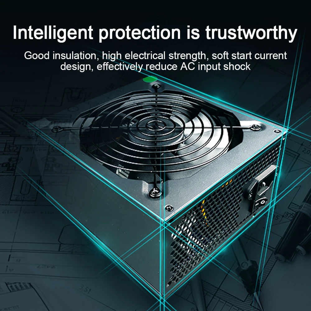 

1800W PSU ATX Mining Power Supply 180V-265V ETH Asic Bitcoin Miner Ethereum Mining Power Supply Support 8 Graphics Card