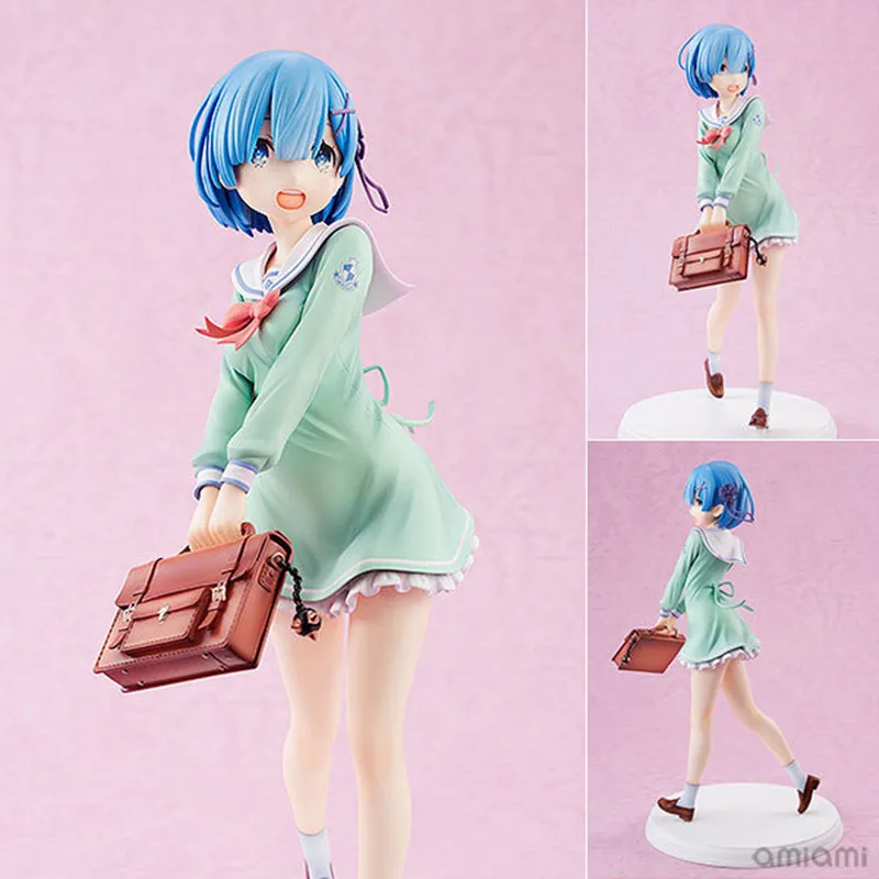 

Re:ZERO Starting Life in Another World Rem High School Uniform Ver. PVC Figure Collectible Model Toy