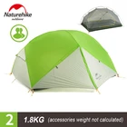 Палатка для кемпинга Naturehike Mongar, нейлоновая двухслойная, водонепроницаемая, с сеткой, 20D, 3 сезона