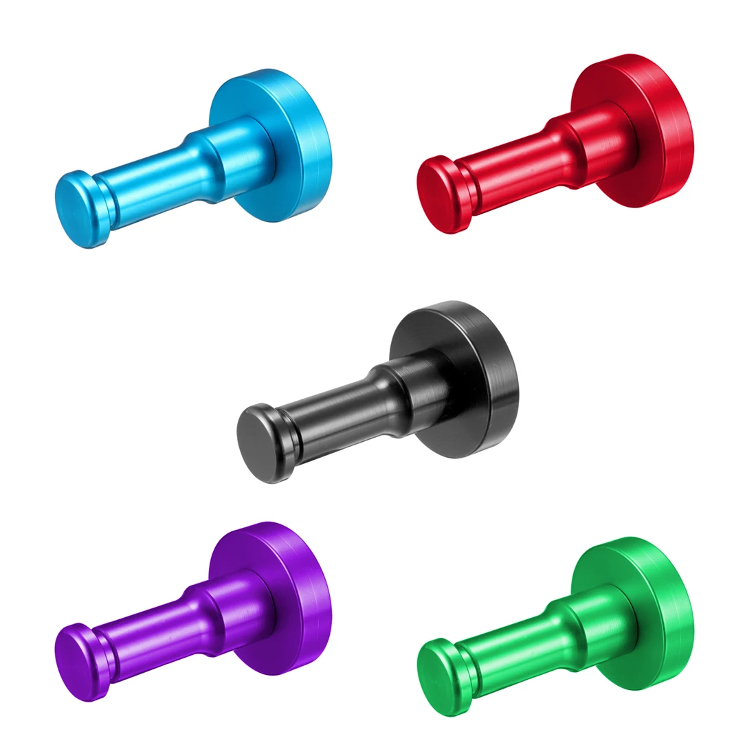 Uxcell 1/2/5 шт. настенный крючок крючки для халата Одиночная вешалка полотенец с