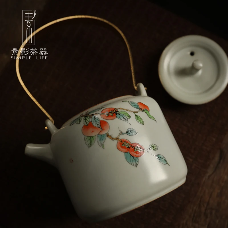 Китайские керамические чайные горшки винтажные ручной работы Sencha высокой