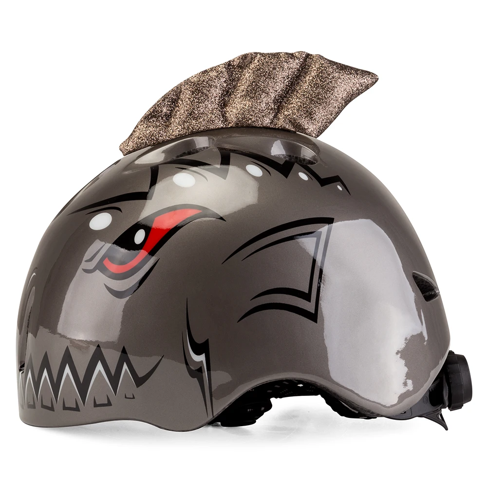 Шлем велосипедный детский Сверхлегкий безопасный мультяшный акулий дорожный шлем горный велосипед