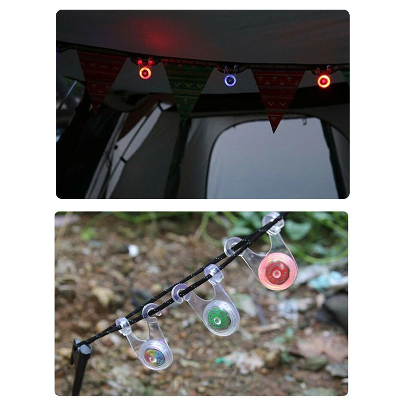 Открытый кемпинг декоративные огни Led Палатка Веревка Подвеска на рюкзак