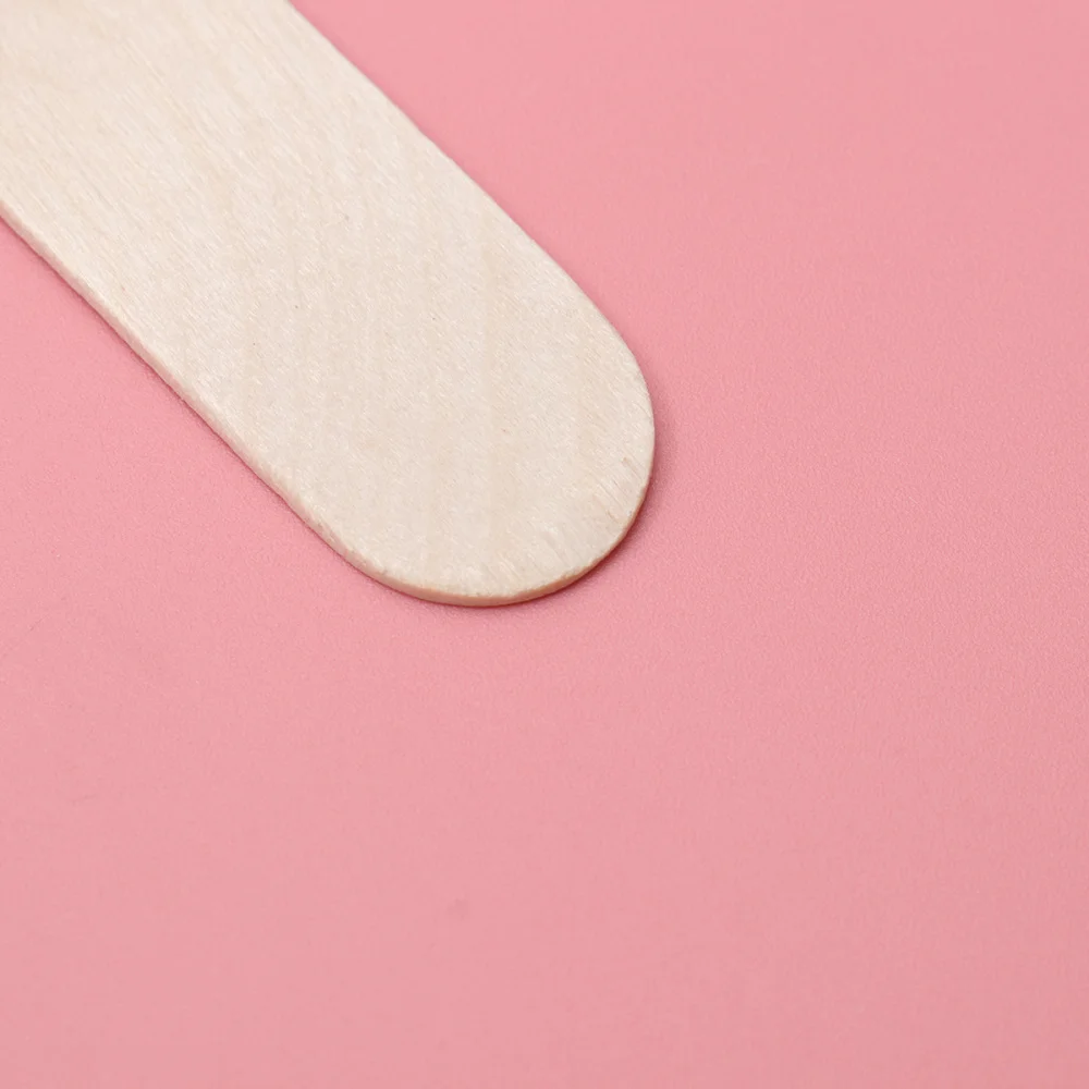 

50pcs Hair Removal Wooden Wax Applicator Sticks Wax Spatula Tongue Depressors
